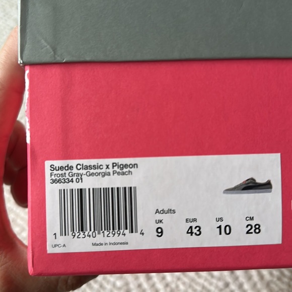 Puma x Pigeon/Staple Clyde sz10 - Picture 6 of 7